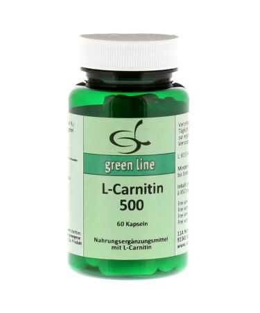 L-carnitine 500 capsules 60 hours