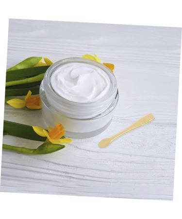 Baluue 8pcs Mask Spoon Skincare Spatula Cream Applicator Makeup Spatulas Makeup Scoop Skin Care Spatula Abs 6x0.7x0.7cm Golden - Buy Online on GoSupps.com
