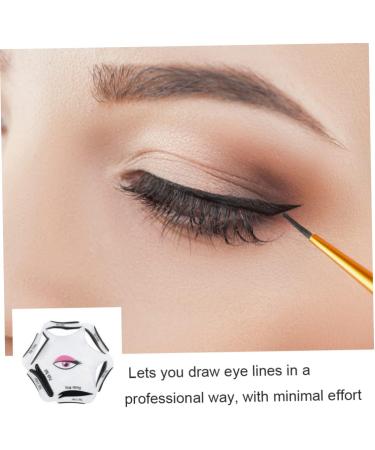 Rachlicy 6 in 1 Eyeliner Stencil for Eyes Cat Liner Makeup Tool with Eye Line Guide Template - Buy Online on GoSupps.com