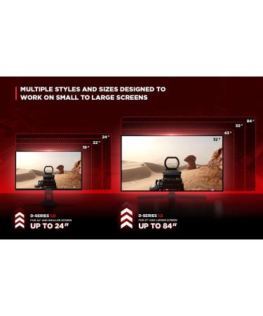 HipShotDot D-Series Milspec Pack - Reusable Transparent Aim Sight Decals for Gaming TV/Monitor - FPS Video Games Decal for PC, Xbox & Playstation (Yellow 1.0) - Buy Online on GoSupps.com