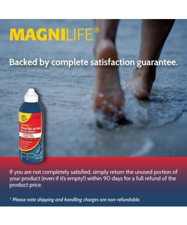 MagniLife Pain Relieving Foot Spray - Natural Relief for Burning & Tingling in Feet and Legs | 3oz - Buy Online on GoSupps.com