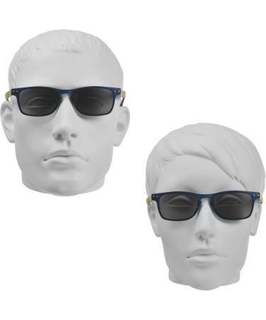 proSPORT Reading Sunglass | Full Sun Reader No Line for Men & Women | Flexible Light-Weight NOT BIFOCAL | Blue 1.75 x International Shipping Available - Buy Online on GoSupps.com