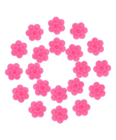 Veemoon Coupelles pour Colle Liquide et Pigments Lot de 200 Supports pour Extensions de Cils en Plastique Paquet pour Salons de Beaut et Professionnels