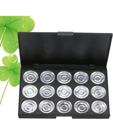Didiseaon 15 Empty Cosmetic Case Travel Makeup Case Empty Eyeshadow Palette Estuche De Maquillaje Silver - Buy Online on GoSupps.com