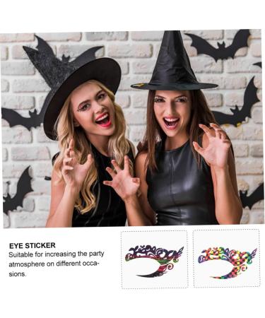  MERRYHAPY MERRYHAPY 10 Pairs Eye Liner Eyeshadow Stickers Decor Eye Makeup Sticker Eyeshadow Stickers Eyeliner Decal Festival Clothes Glue Girl - Buy Online on GoSupps.com