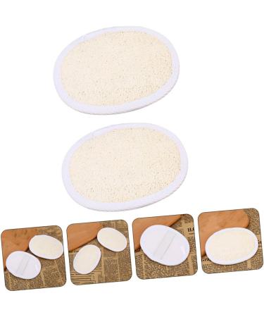 8 Pcs Natural Loofah Sponge Set Bath Towels Exfoliating Pads & Scrubber Mitt for Shower Eco-Friendly Cleaning Brush & Face Pads - Buy Online on GoSupps.com