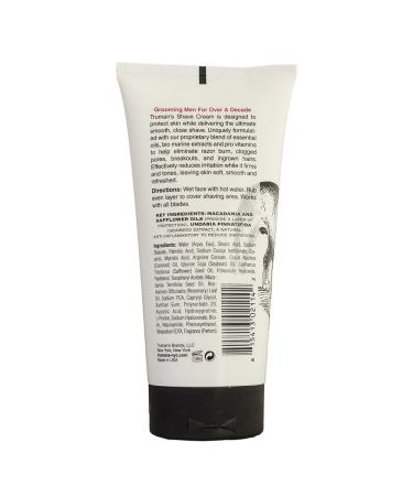 Truman's Gentlemen's Groomers Men's Shave Cream - Ultimate Smooth Close Shave Eliminates Razor Burn & Breakouts - 5oz Macadamia & Safflower Oils - Buy Online on GoSupps.com