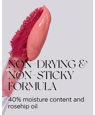 EQUMAL Non-Section Glowy Tint 102 PETAL DEW - Glass Lasting Transparent Lip Stain for Fuller, Moisturized Lips - Buy Online on GoSupps.com