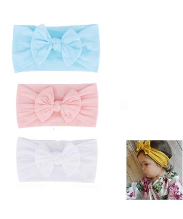 Baby headband baby headbands baby girl headband baby girl nylon headband newborn toddlers hair bands and arches children hair accessories 3PC