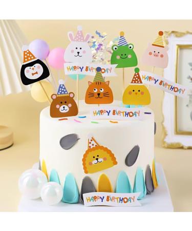 Zraywork 31Pcs bear cupcake toppers cupcake picks animal cupcake toppers cute cake topper bear cake decoration girl cupcake topper for girls women students wedding party anniversary celebration - Buy Online on GoSupps.com