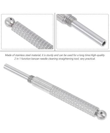 Scicalife 2Pcs Ikebana Kenzan Needle Cleaning Straightener Tool Set - 7cm Flower Holder Pin Frogs Repair & Maintenance Kit - Buy Online on GoSupps.com