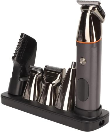 Qukaim Hair Trimmer Set Electric Hair Clipper Set with 6 Guide Combs for Men Waterproof Nose Hair Cutter and Eyebrow Grooming - Buy Online on GoSupps.com