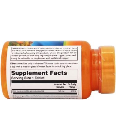Thompson Zinc 50 mg - 60 Tablets for Immune Support & Wellness - Buy Online on GoSupps.com