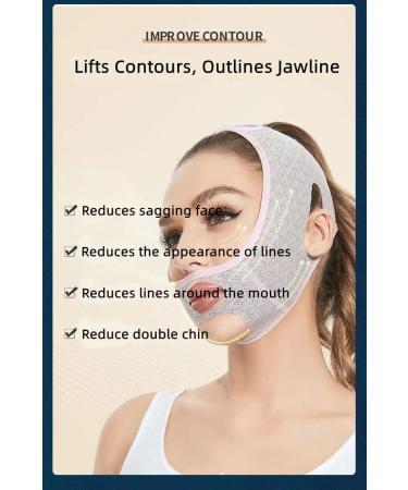 Worzwin Beauty Face Sculpting Sleep Mask - V Line & Double Chin Lifting Mask - Pink (1 Pack) - Buy Online on GoSupps.com