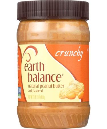 Earth Balance Crunchy Peanut Butter, 16 Ounce -- 12 per case.