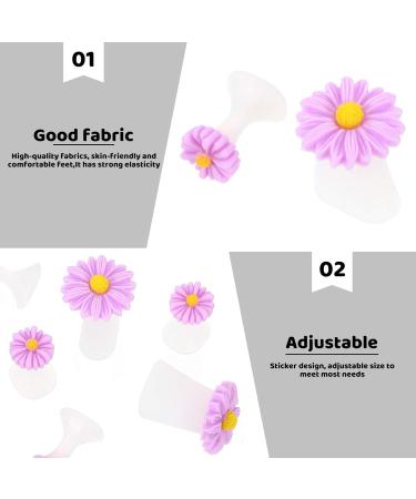 Minkissy 24-Piece Silicone Toe Spreader & Nail Art Separator - Flower Pattern Toe Protection & Divider for Women | Perfect for Pedicure & Manicure - Buy Online on GoSupps.com