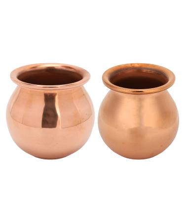 Suction Cups Fatigue Relief Skin Tightening Copper Wide Mouth Therapy Cupping for Arm Waist(S)