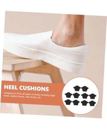 FOMIYES 25 Pairs Anti-Wear Stickers for Heels - Self-Adhesive Insoles & Replaceable Heel Pads for Comfortable Outdoor Wear - Black Foot Grips (5 Pcs - Buy Online on GoSupps.com