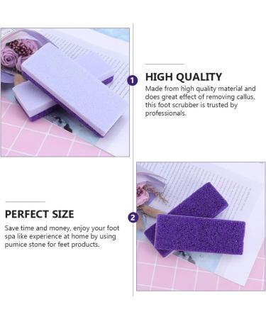 4 Pieces Volcanic Pumice Stone Set - Callus Remover & Foot Scrubber for Hard Skin - Perfect for Pedicure & Foot Care - Buy Online on GoSupps.com