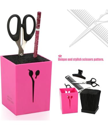 Barber Scissors Holder Box Non Slip Base Combs Shears Storage Box Barber Professional Salon Hairdressing Scissors Rack Holder Storage for Hairstyling Combs Clips Brusehs - Buy Online on GoSupps.com