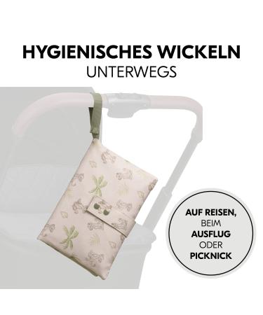 Hauck Disney Diaper Bag - Change N Walk Baby Organizer with Wrap Pad & Loop | Waterproof Simba Beige - Buy Online on GoSupps.com