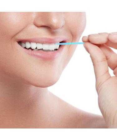 Medsuo 100PCs Blue Plastic Dental Picks - Soft Interdental Brushes & Flossing Tools for Portable Oral Care - Buy Online on GoSupps.com
