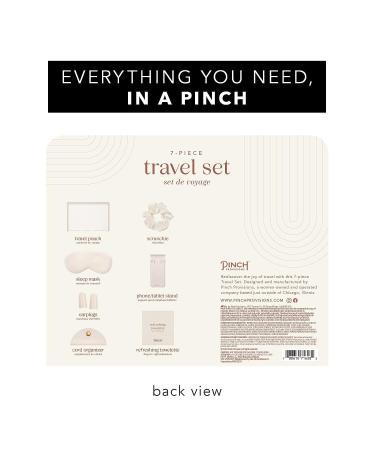 Pinch Provisions Travel Set  Travel Accessories for Long Journeys  Gift for Women  Contains Sleep Mask  Ear Plugs  Phone Stand  Cord Organizer  Silky Hair Scrunchie & More - Buy Online on GoSupps.com
