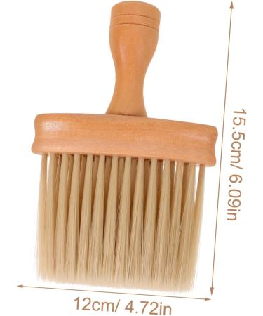 POPETPOP 1pc Salon Brush Neck Brush Barber Duster Hairdressing Duster Hair Cutting Brush Soft Brush Hair Brush Clean Wooden medium As Shown - Buy Online on GoSupps.com