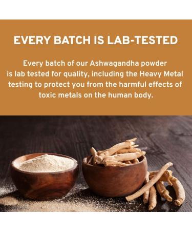 Organic Ashwagandha Powder (200g/7oz) - Indian Ginseng for Cooking, Smoothies & Tea | Non-GMO Winter Cherry Root Powder in Resealable Pouch - Buy Online on GoSupps.com
