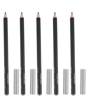 Hohopeti Lot de 12 Crayons Eyeliner Noirs Waterproof Texture D licate S chage Rapide Maquillage Yeux Pr cis pour Usage Personnel et Professionnel Accessoires Maquillage Femme Crayon