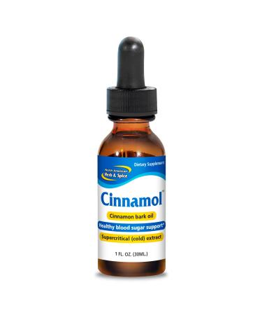 NORTH AMERICAN HERB & SPICE Cinnamol - 1 fl oz. - Cinnamon Bark Oil - Freshens Breath - Kosher - 286 Servings