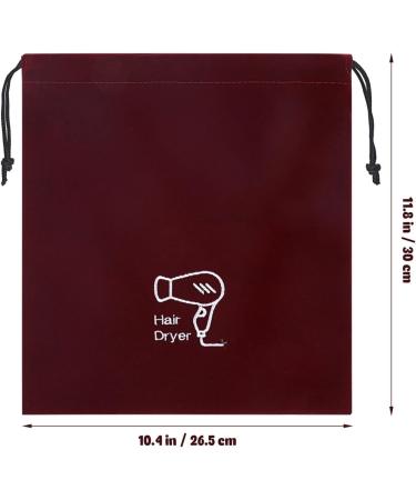 Ipetboom 1pc Hair Dryer Bags Drawstring Bag Container Hairdryer Bag Guest Room Essentials for Travel Bathroom Travel Hair Dryer Bag Draw String Bags - Buy Online on GoSupps.com