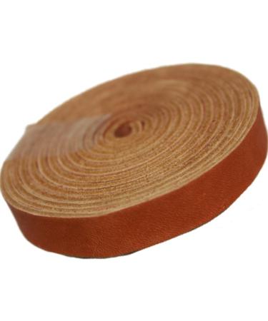 Genuine Top-Grain Leather Strap | 72 x 0.5 | DIY Arts & Crafts - Tan Leather Strip for Clothing, Jewelry & Wrapping - Buy Online on GoSupps.com