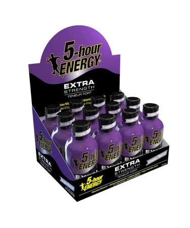 5-hour Energy - Extra Strength - Grape - 1 Box of 12 x 57ml Bottles