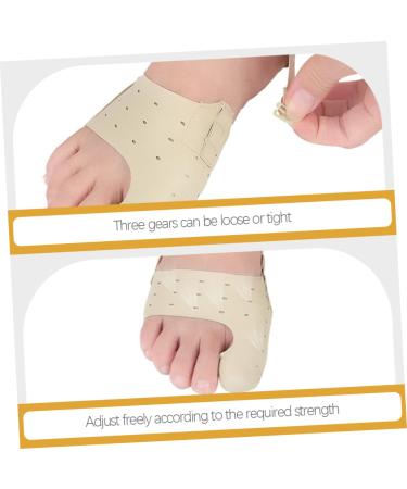 2pcs Healeved Leather Hallux Valgus Brace Set - Men and Women Toe Straightener Sleeves - Assorted Colors - 18.5X8.6X0.1CM - Buy Online on GoSupps.com