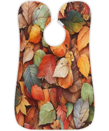 Autumn Leaves Beard Bib Apron | Men's Beard Hair Catcher | Perfect Gifts for Dad Husband - Fathers Day Anniversaries & Christmas - Buy Online on GoSupps.com