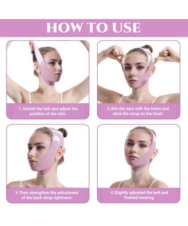 Shop Graphene V-Line Chin Up Mask - V-Shaped Face Mask & Jaw Exerciser for a Youthful Look | Lilac Color International Shipping Available - Buy Online on GoSupps.com