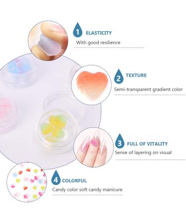 Phone Stickers Set: Resin Buttons, Nail Gems, Clay Beads - DIY Nail Art Accessories for 3D Manicure (Style 1) - Buy Online on GoSupps.com