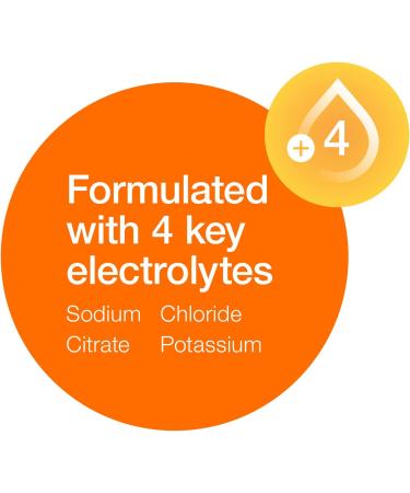 Hydralyte Orange Flavoured Electrolyte Packets Hydration Powder Sweetened with Sucralose 20 Servings - Buy Online on GoSupps.com