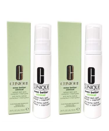 Cl n que Even Better Clinical Radical Dark Spot Corrector + Interrupter 0.68 oz/20 ml (Lot of 2 0.34 oz/10 ml)