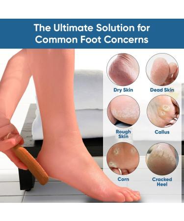 American Fur Handcrafted Foot Scrubber Pumice Stone Foot Exfoliator Scrubber Callus Remover Made of Natural Terra-Cotta - Buy Online on GoSupps.com