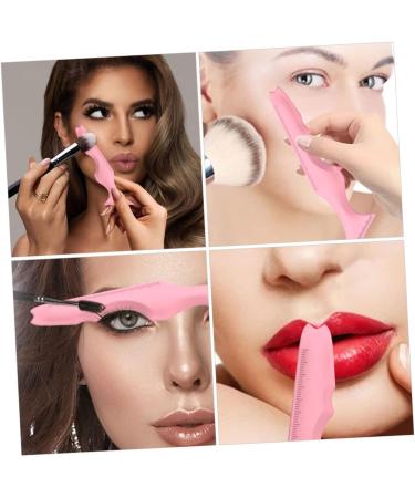Outanaya Blue Eyeliner Pencil 3pcs Silicone Beauty Ruler Eyeliner Stencils Purple Eyeliner Pencils Vintage Hair Comb The Face - Buy Online on GoSupps.com