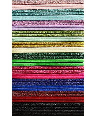40 Hair Elastics Hairbands Assorted Colour & Glitter Bands Ponytail Holder - Buy Online on GoSupps.com