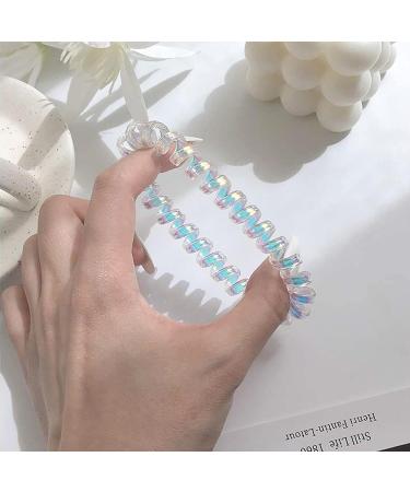 Colorful Spiral Hair Ties for Women - Stylish Ponytail Holders & Scrunchies - Hair Accessories for Teens & Girls - Buy Online on GoSupps.com