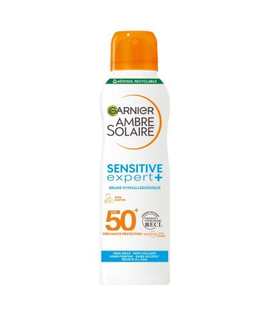Garnier Ambre Solaire Sensitive Expert + Adult Protective Mist - Very High Protection Hypoallergenic SPF 50+
