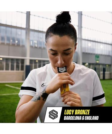 Focus90 Lemon Caffeine Energy Gels (12 x 70g) - 200mg Caffeine Per Serving Quick Release Pre-Workout Gel by Soccer Supplement Informed Sport Tested - Buy Online on GoSupps.com