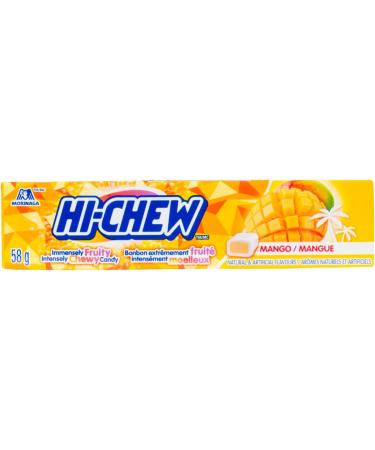 Hi Chew - Fruit Chewy Candy Mango 58 g each - Buy Online on GoSupps.com