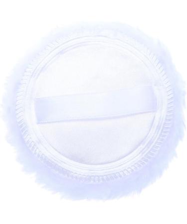Anleolife 5Pcs White Fluffy Body & Face Powder Puffs - 3 inch Blending Sponge for Foundation Makeup - Washable & Reusable - Velour Puffs - 5pcs/package - Buy Online on GoSupps.com