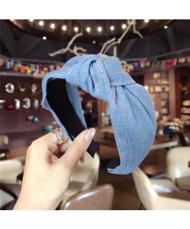 WENLII Denim Wide Knot Headband Hair Accessories - Color E, Size 1 - Buy Online on GoSupps.com