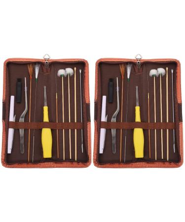 Healeved Stainless Steel Cleaner 2pcs Earwax Picks Light Earwax Digger Ear Curette Remover Ear Cleaning Curette Up Style: 8pcs Ear Cleaner